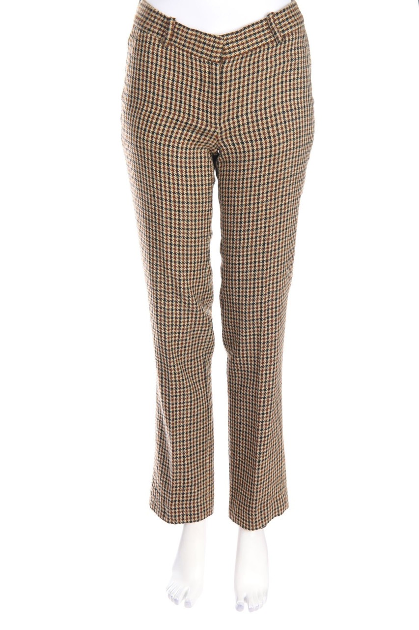 J.CREW - Hose aus Wolle mit Karo-Muster - D 30