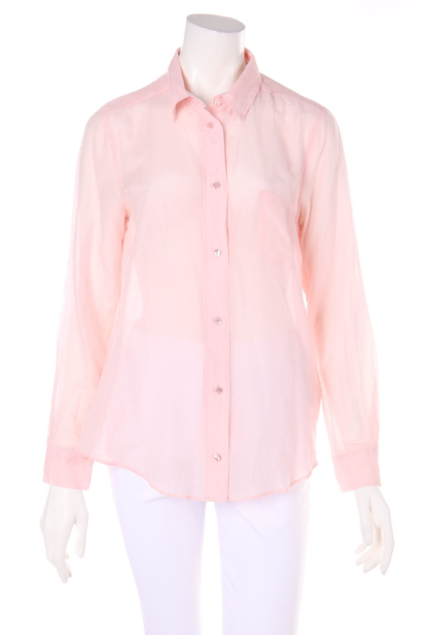 MAX&Co. - Shirt Blouse, Cotton-blend with Silk - D 38