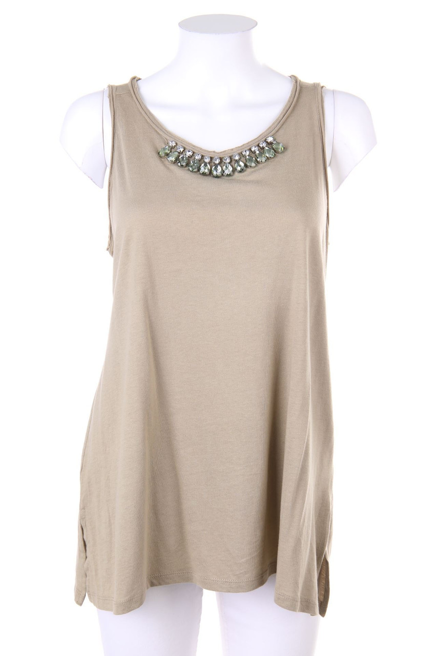 STILE BENETTON - Top with Jewelry Stones - M