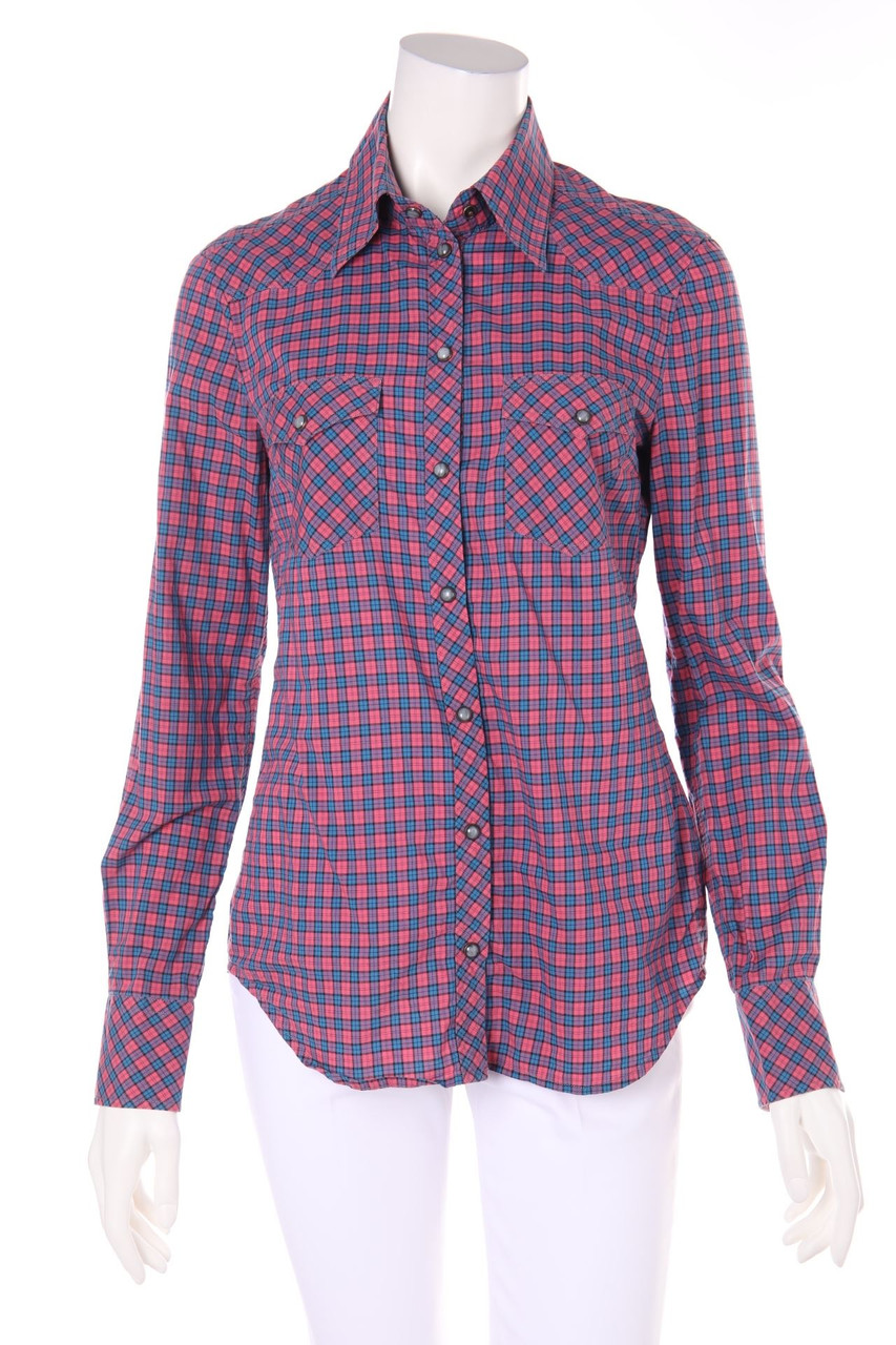 DRYKORN - Bluse mit Karo-Muster - M