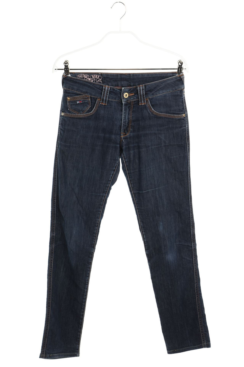 Hilfiger Denim - Used Look Straight Cut Jeans mit Nieten - W25