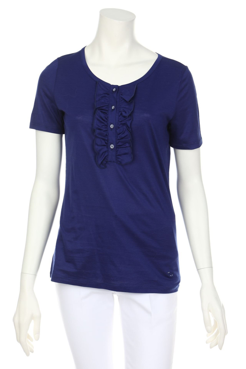 PAUL & SHARK - Shortsleeve-Shirt with Frills - M