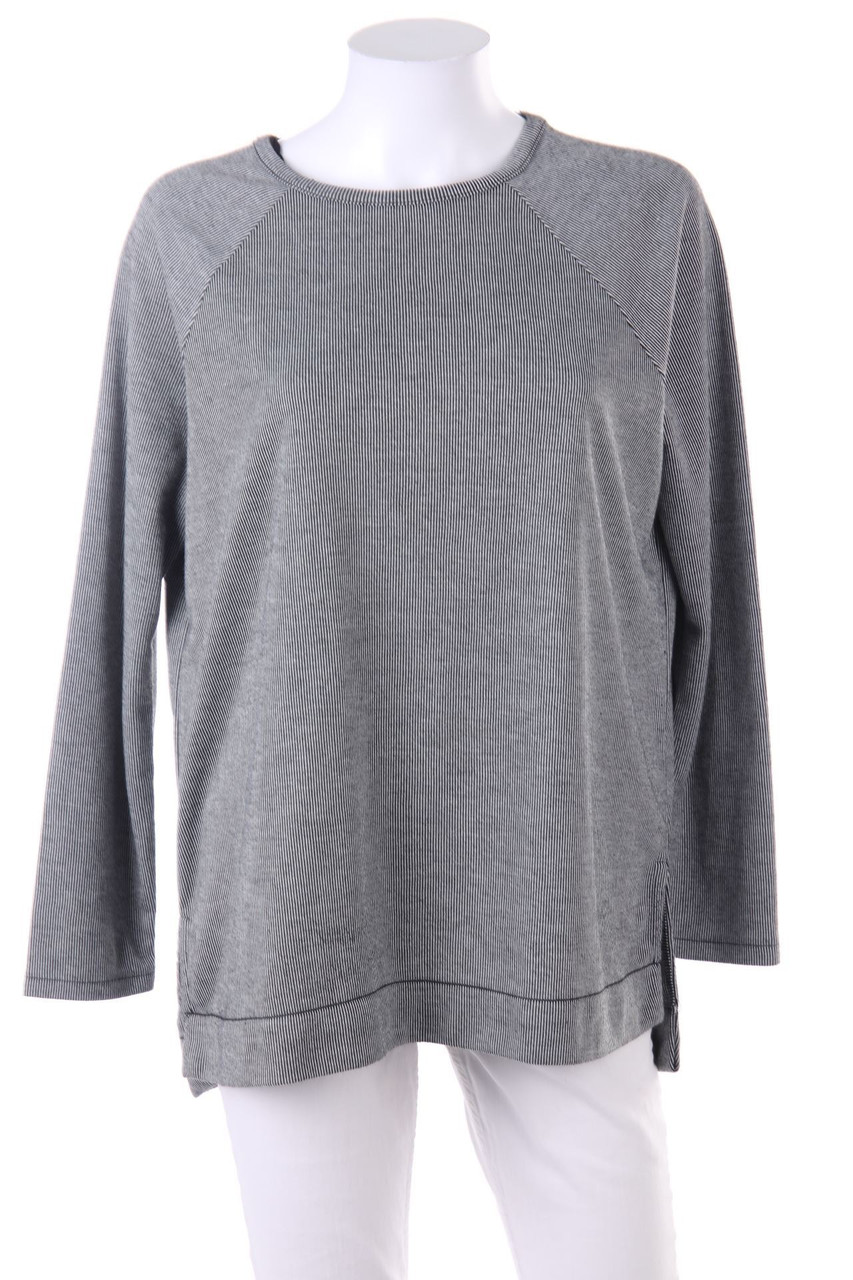 ZARA TRF - Oversize-Longsleeve-Shirt mit Streifen - S