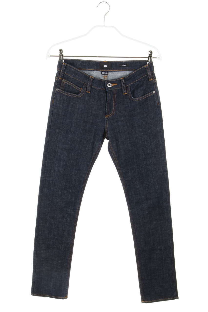 DC Shoes - Dark Denim Skinny-Jeans aus Baumwoll-Mix mit Logo-Patch - W26