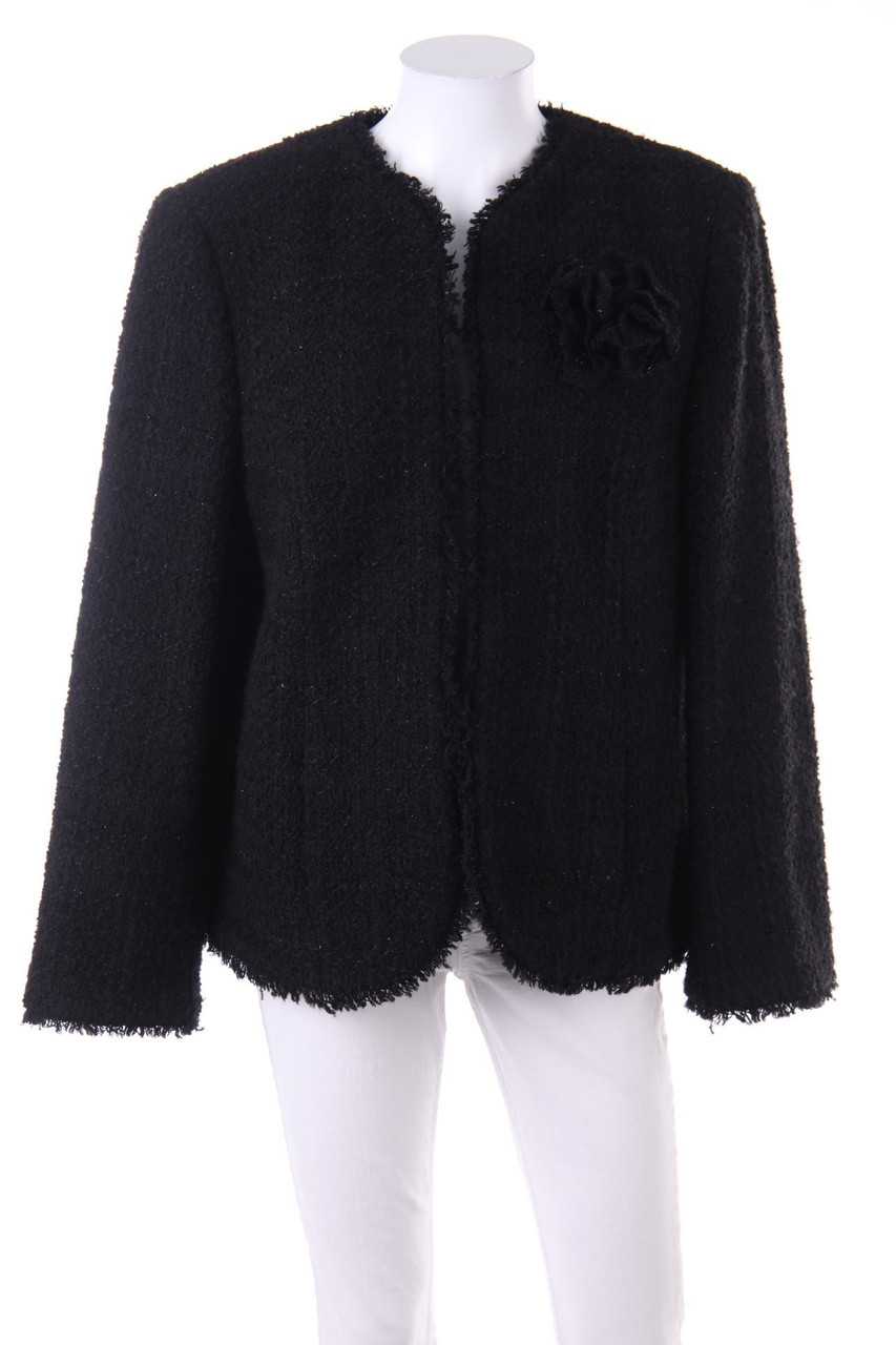 Ohne Label - Jacke mit Wolle - D 44