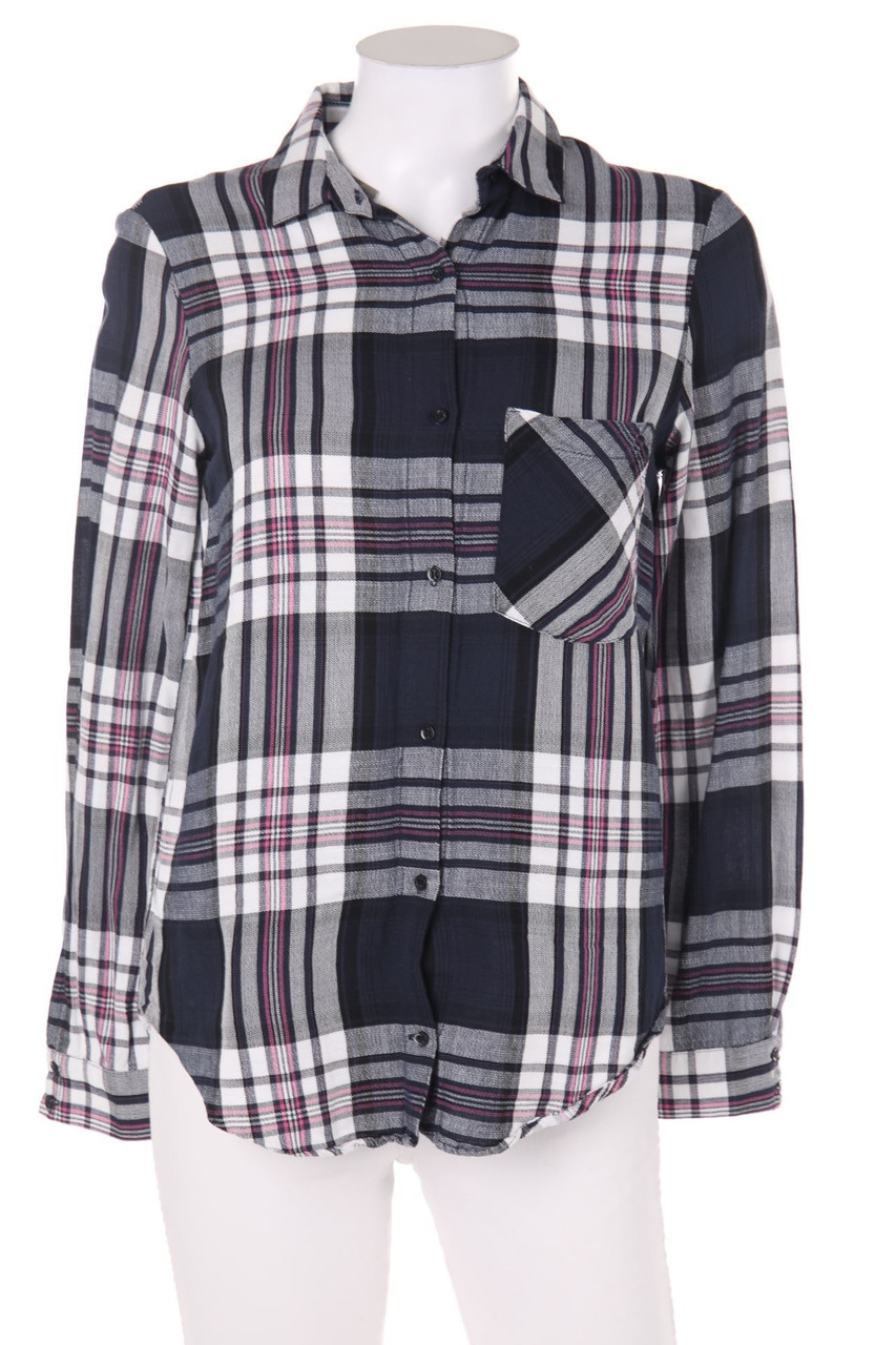 ZARA - Hemd-Bluse mit Karo-Muster - XS