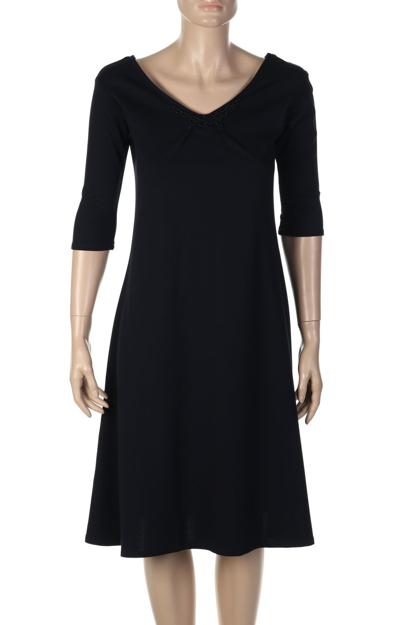 Drina - dress, Jersey with Pearls - S