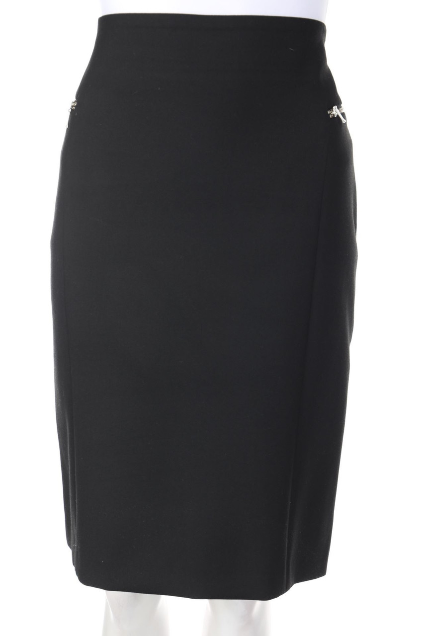 1.2.3. UN DEUX TROIS Paris - Skirt, Viscose-blend with Zipper Closure - D 40