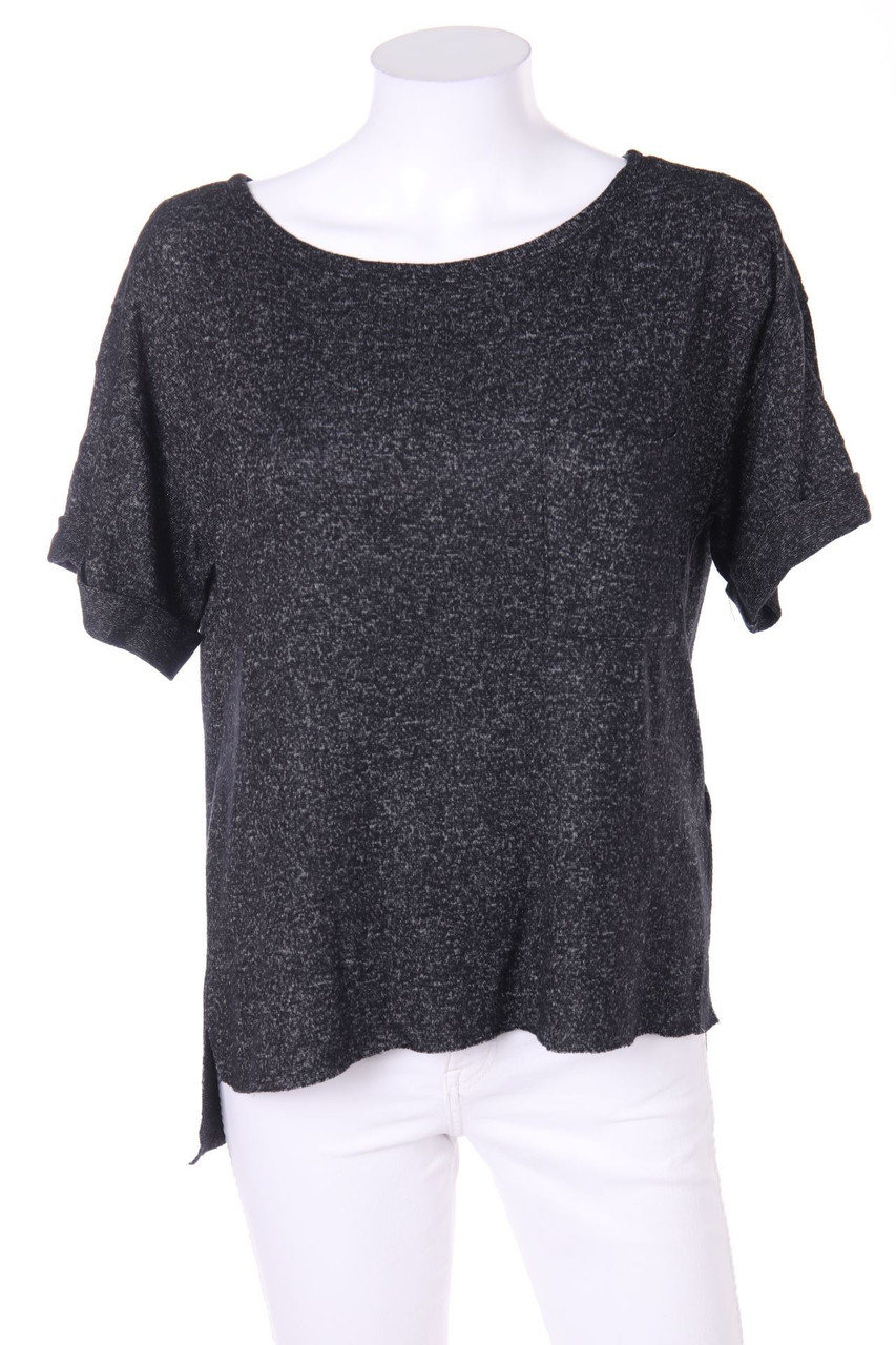H&M LOGG - Kurzarm-Shirt mit Viskose - XS