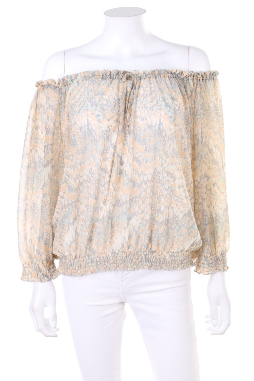 H&M - Muster-Carmen-Bluse - M