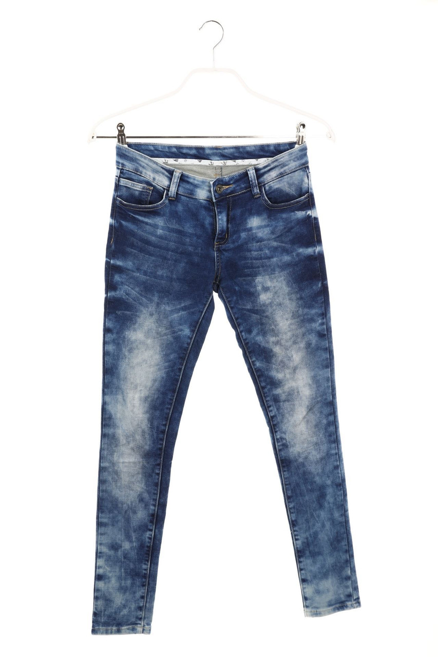 YES OR NO - Skinny-Hose im Used Look - D 34