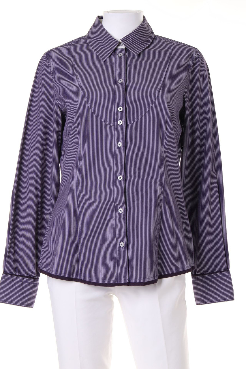 TOM TAILOR - Streifen-Hemd-Bluse aus Baumwoll-Mix - D 38