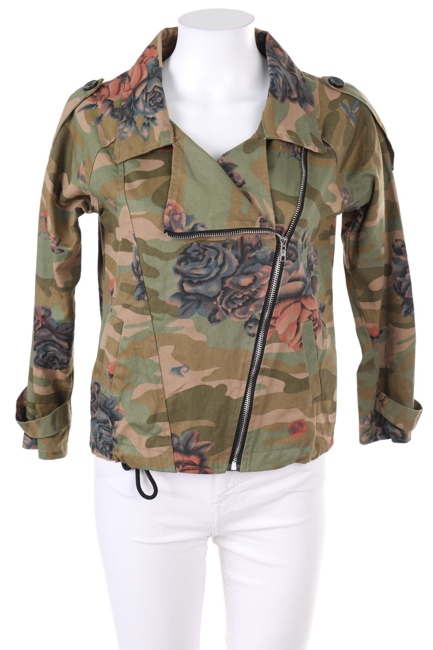 No Label - Military Style Jacket, Cotton-blend - S
