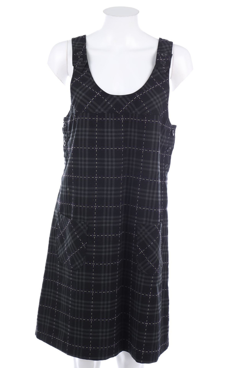 Street One - Latz-Shift-Shift-Kleid mit Karo-Muster - D 40