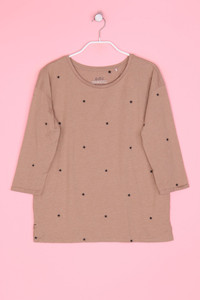 ESPRIT de corp - 3/4-Arm-Shirt mit Stickereien - XS