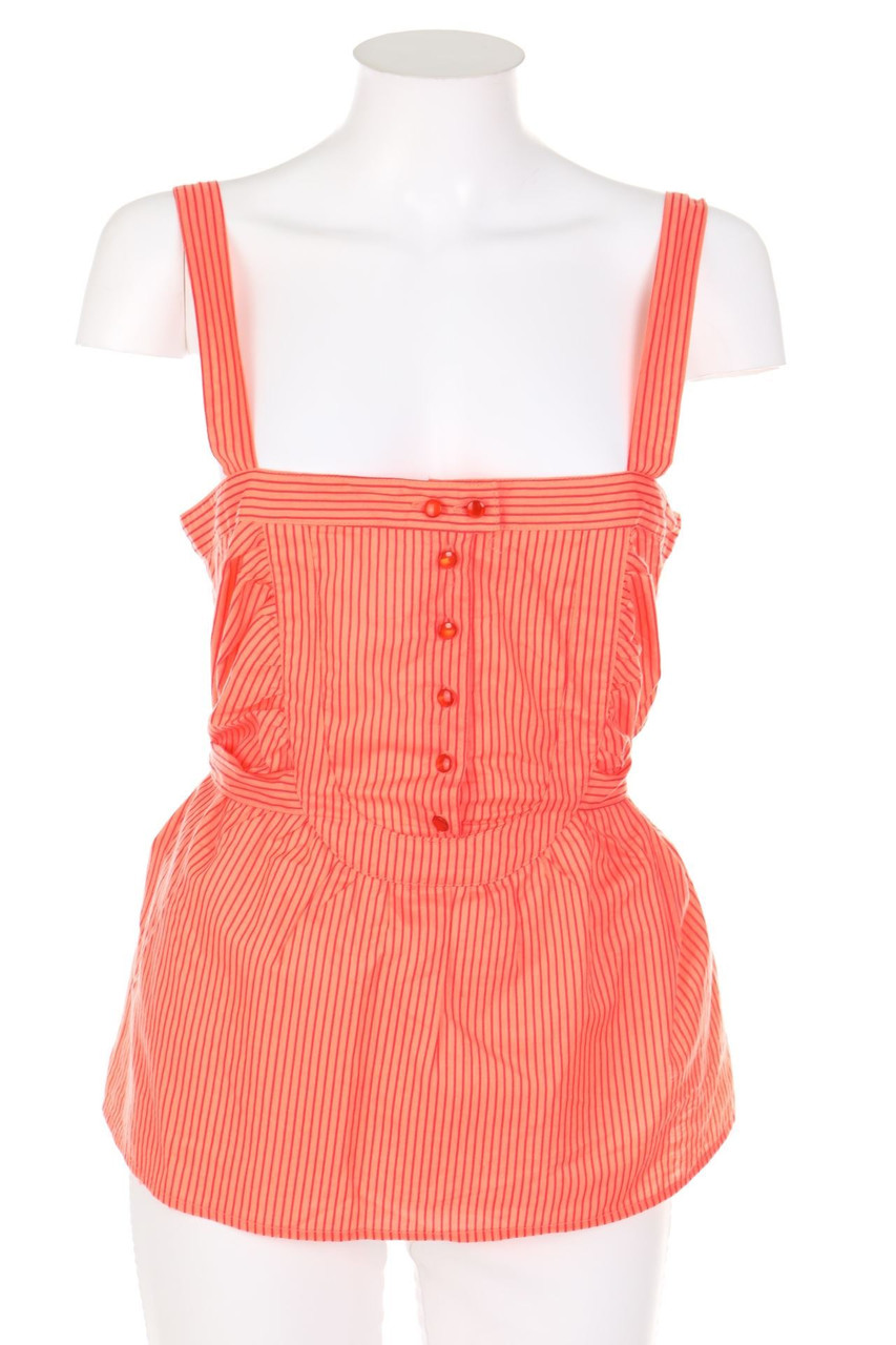 TOPSHOP - Cotton Stripe Top - D 38