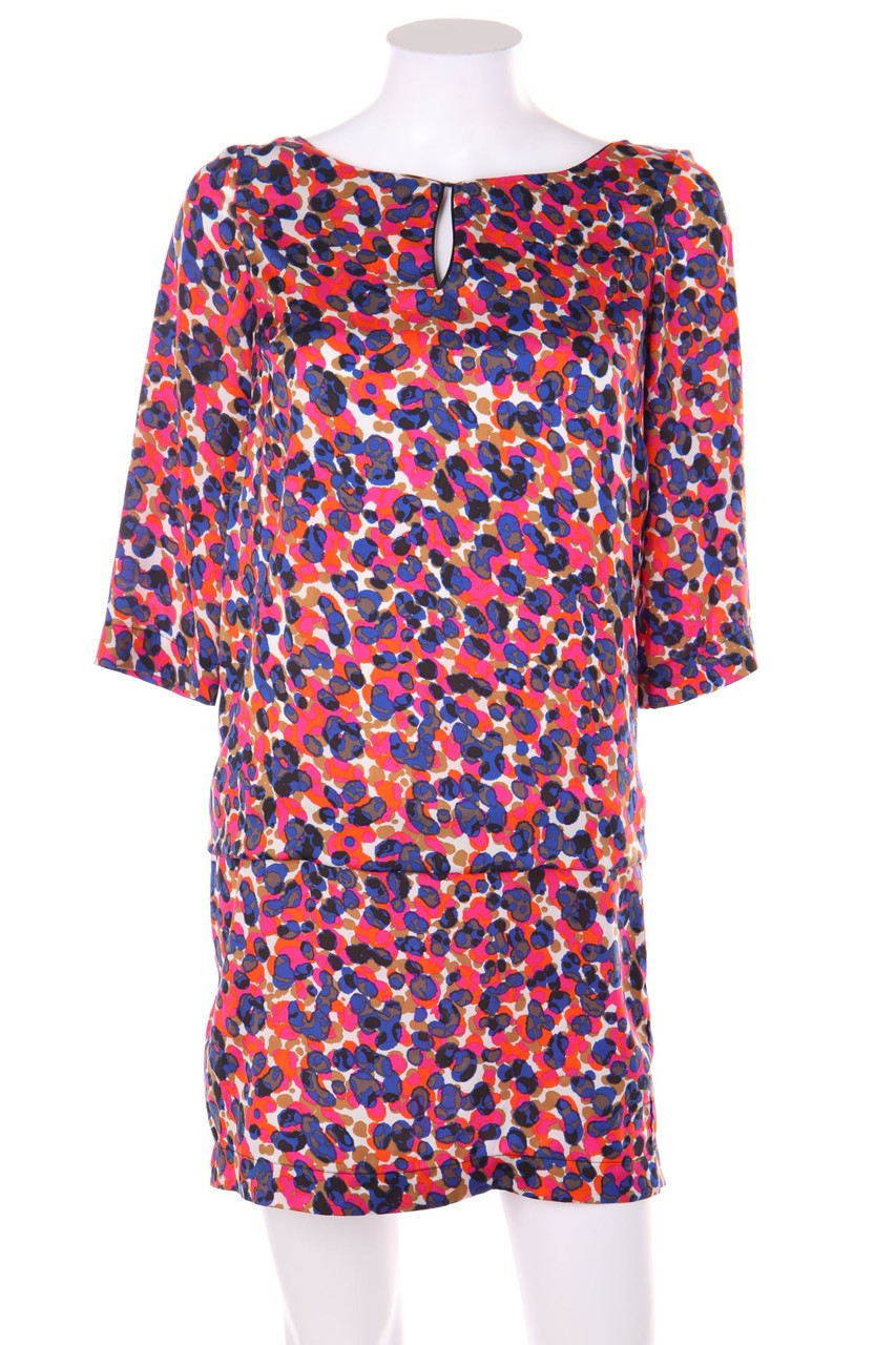 KOOKAI - Mini-Print-Kleid mit Paspelierung - D 36
