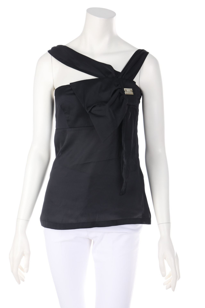 ROBERTA BIAGI - Party-Top mit Logo-Plakette - D 34