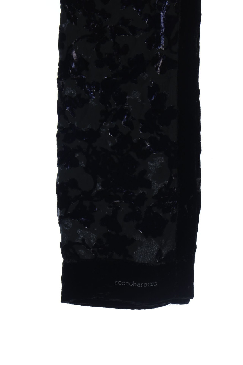 roccobarocco - Scarf, Silk-blend with Flock Print