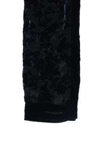 roccobarocco - Schal aus Seiden-Mischung mit Flock-Print