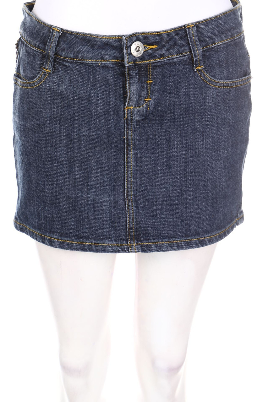 No Label - Denim Mini Skirt - M