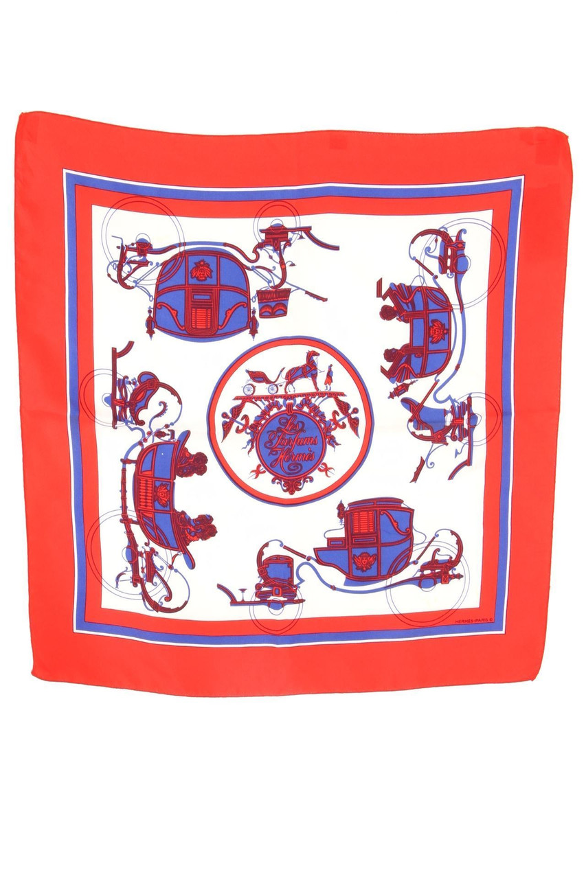 HERMÈS PARIS - silk scarf with Print