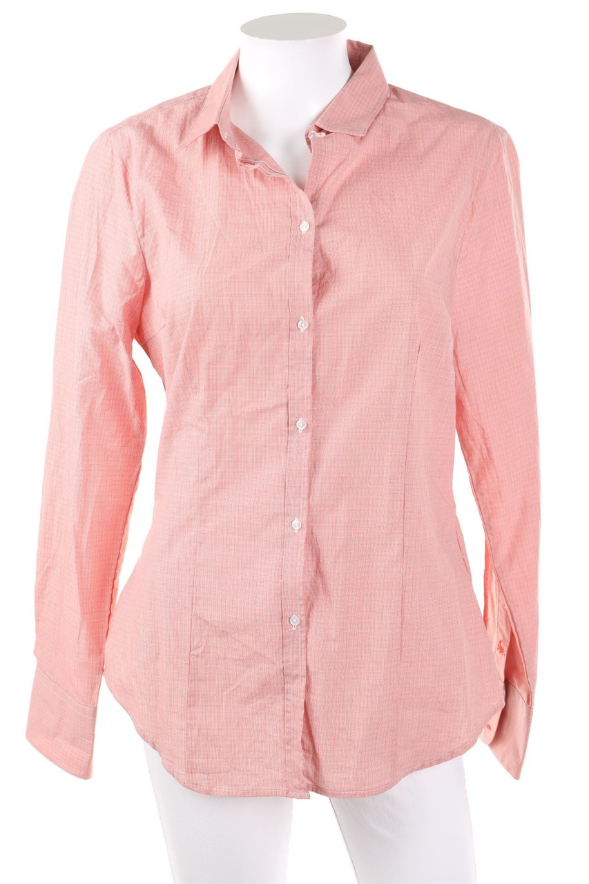 BENETTON - Checked Cotton Blouse - M