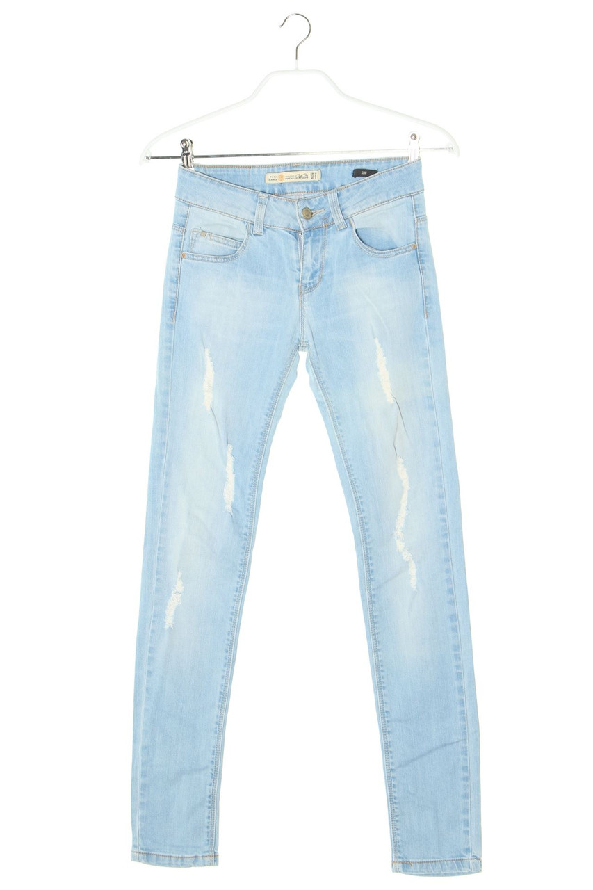 ZARA DENIM WEAR - Destroyed Skinny-Jeans - D 34