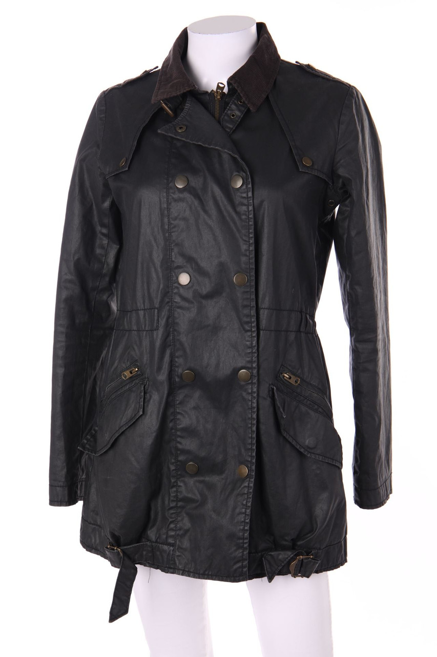 TOPSHOP - Coated-Jacke mit Tunnelzug - D 34