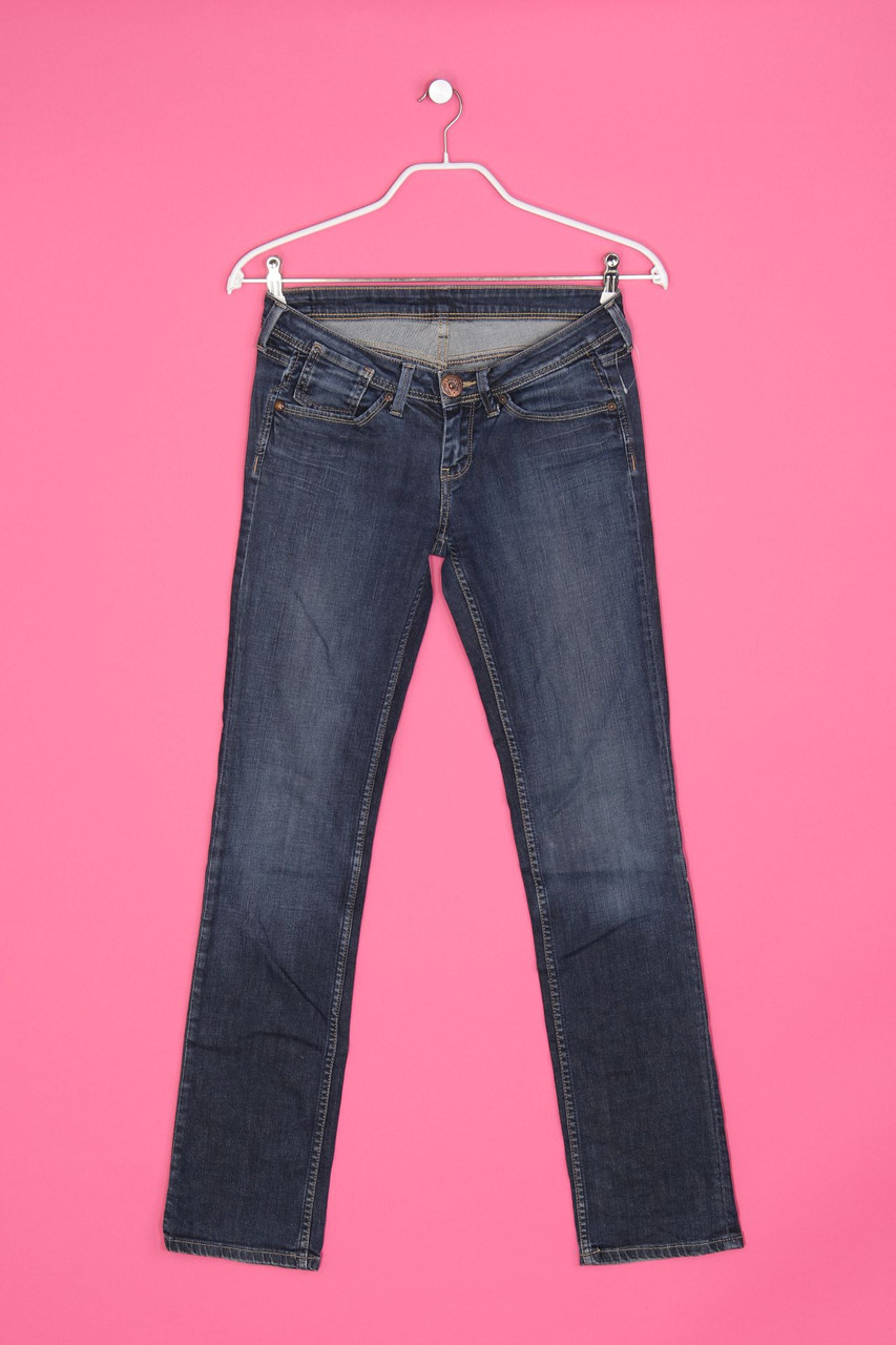 Pepe Jeans - Used Look Straight Cut Jeans mit Stretch - W28