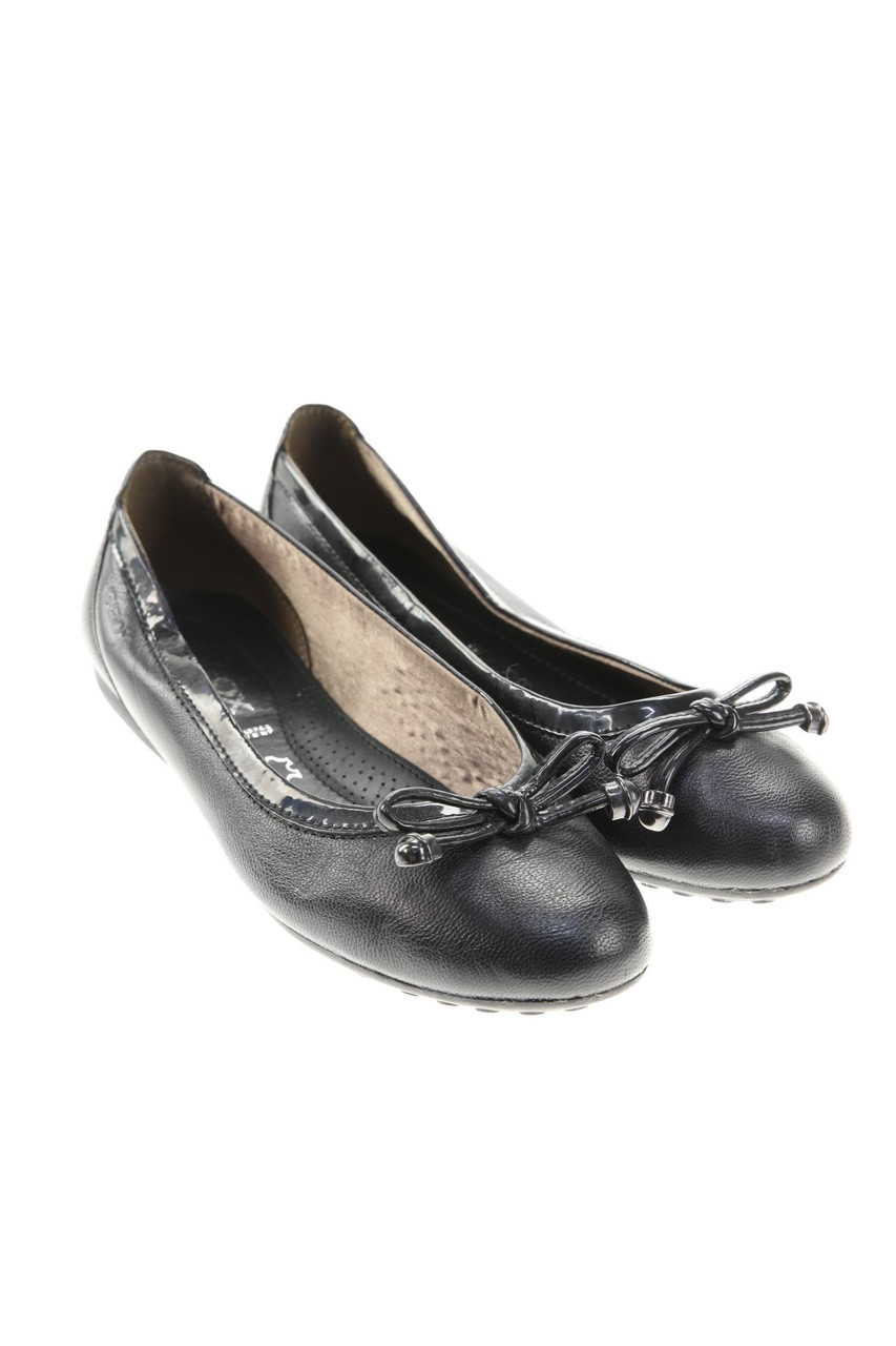 GEOX RESPIRA - ballerina flats, Real Leather with Bow