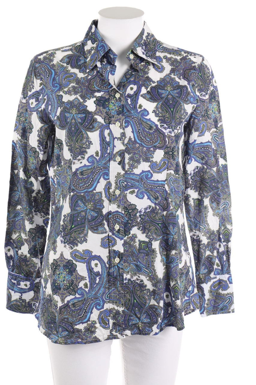 paul kehl - Shirt Blouse, Cotton with Paisley Print - D 36