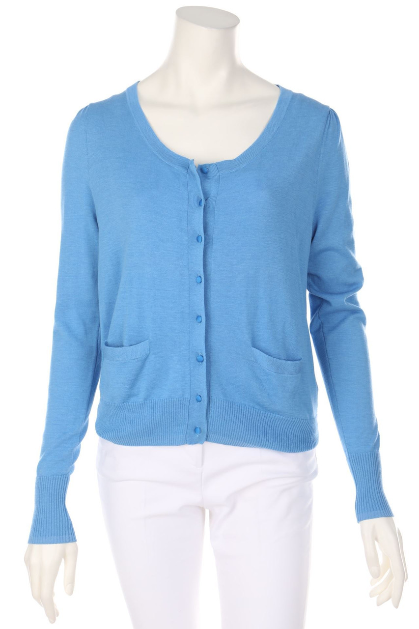 Modissa - Cardigan, Silk-blend with Lace Insert - M