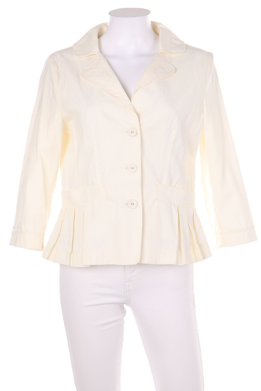 MANGO SUIT - Blazer, Peplum, Cotton - D 42