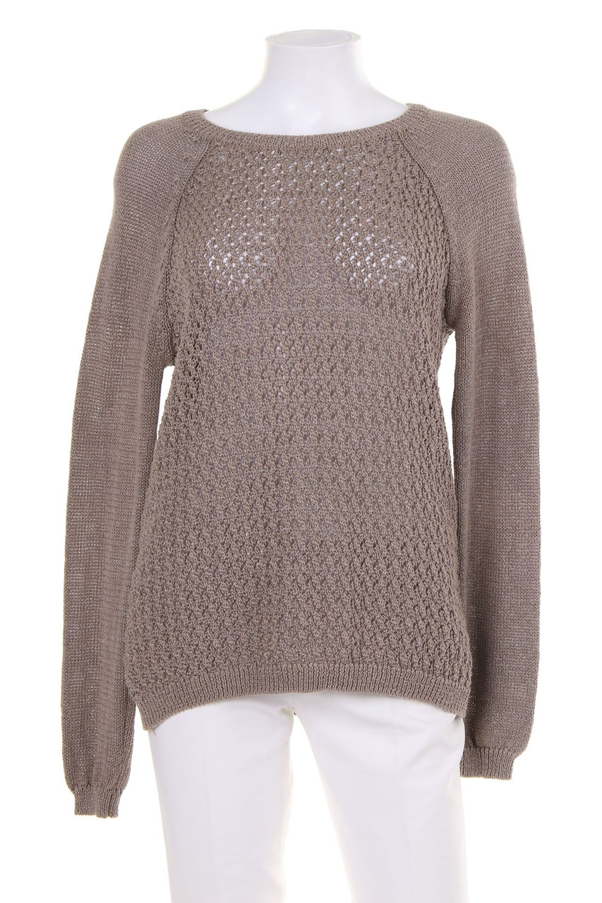 MANGO SUIT - Strick-Pullover aus Lochstrick - S