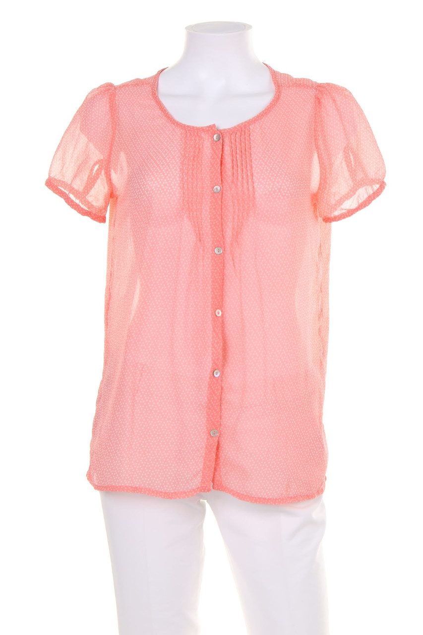 STILE BENETTON - Shortsleeve Blouse with Small Dots - M