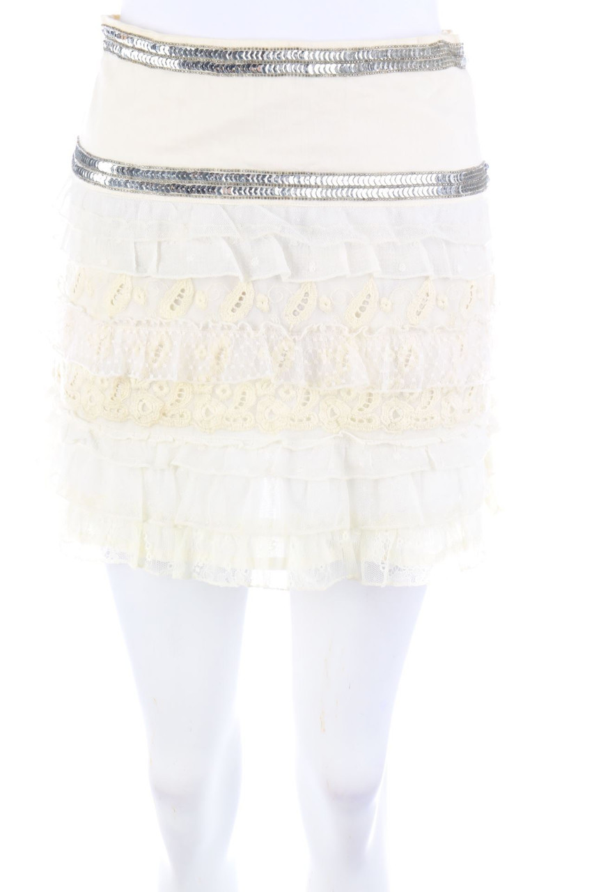MORGAN - Skirt with Eyelet Lace - D 34