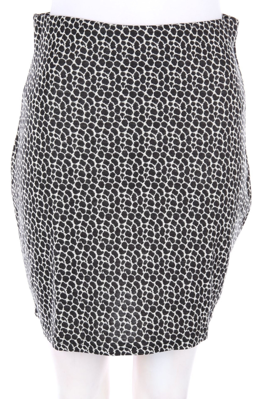 No Label - Patterned Vintage-Skirt - M