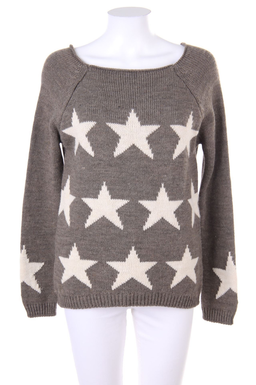 Ohne Label - Strick-Pullover mit Alpaka - M