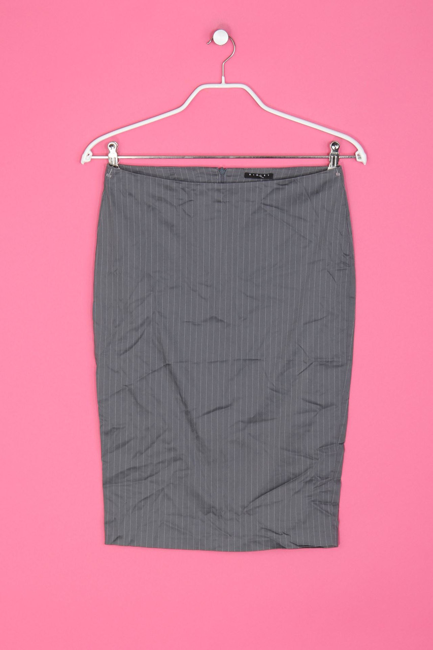 SISLEY - Rock aus Baumwoll-Mix mit Nadelstreifen - D 36