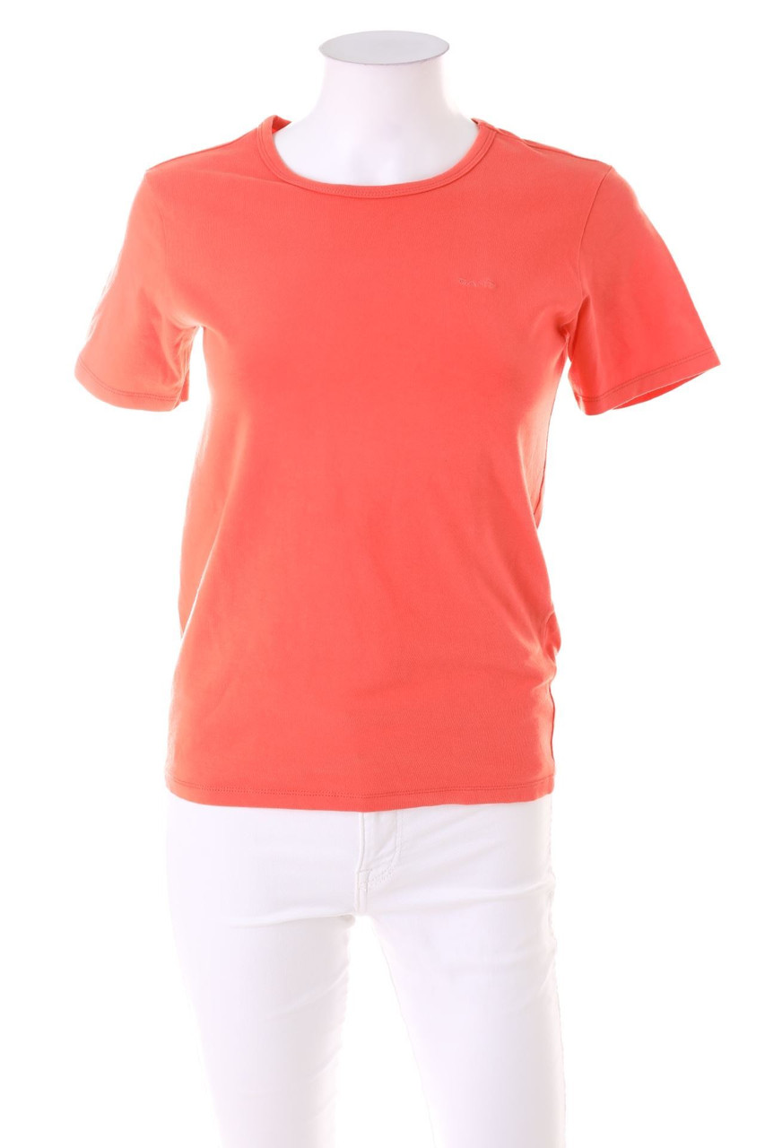 GANT - Kurzarm-Shirt mit Logo-Stickerei - M