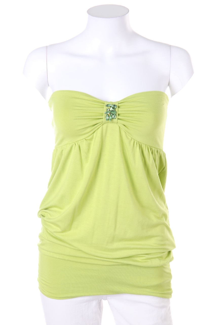 motivi - Bustier-Top mit Schmuckstein-Applikation - M