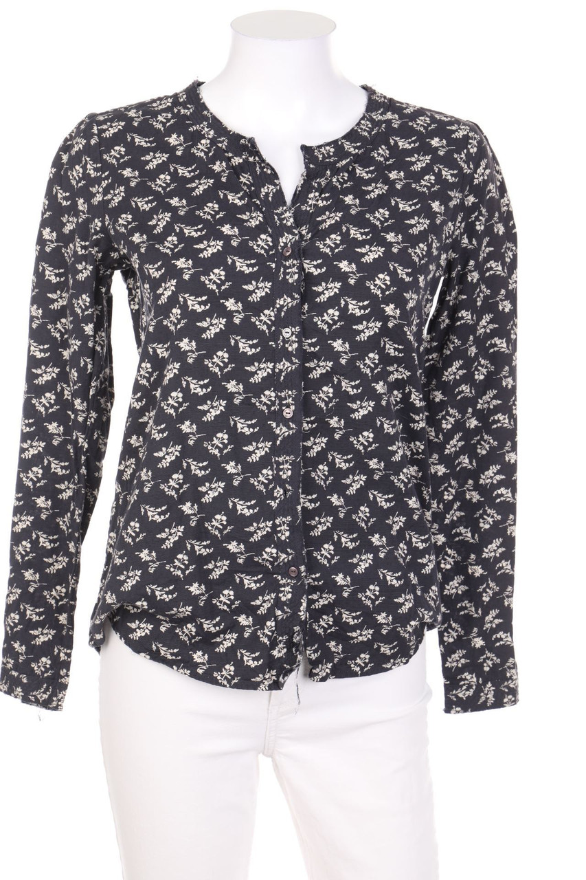 MAISON SCOTCH - Baumwoll-Bluse mit floralem Muster - XS