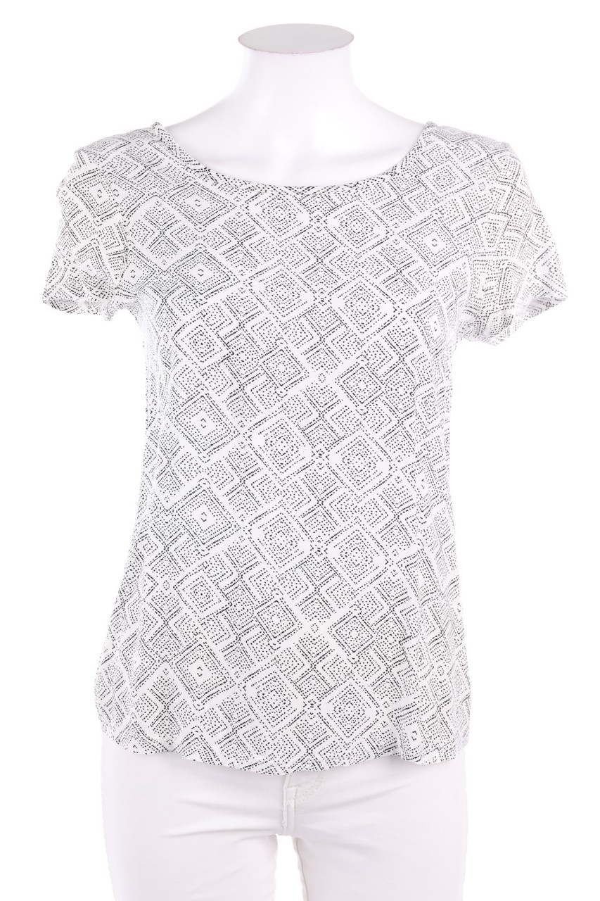 Street One - Kurzarm-Shirt mit Pünktchen - D 34