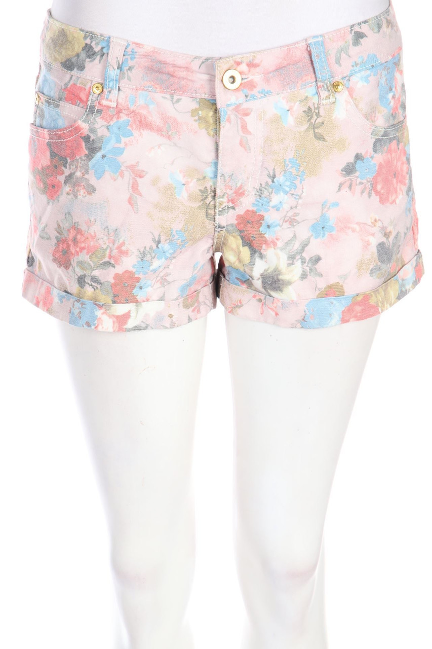 VERO MODA - Hotpants mit floralem Muster - W29