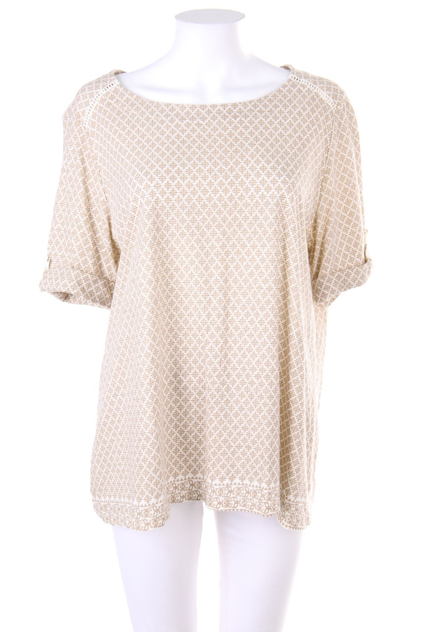 DAVID JONES - Shortsleeve-Shirt with Print, Cotton - L