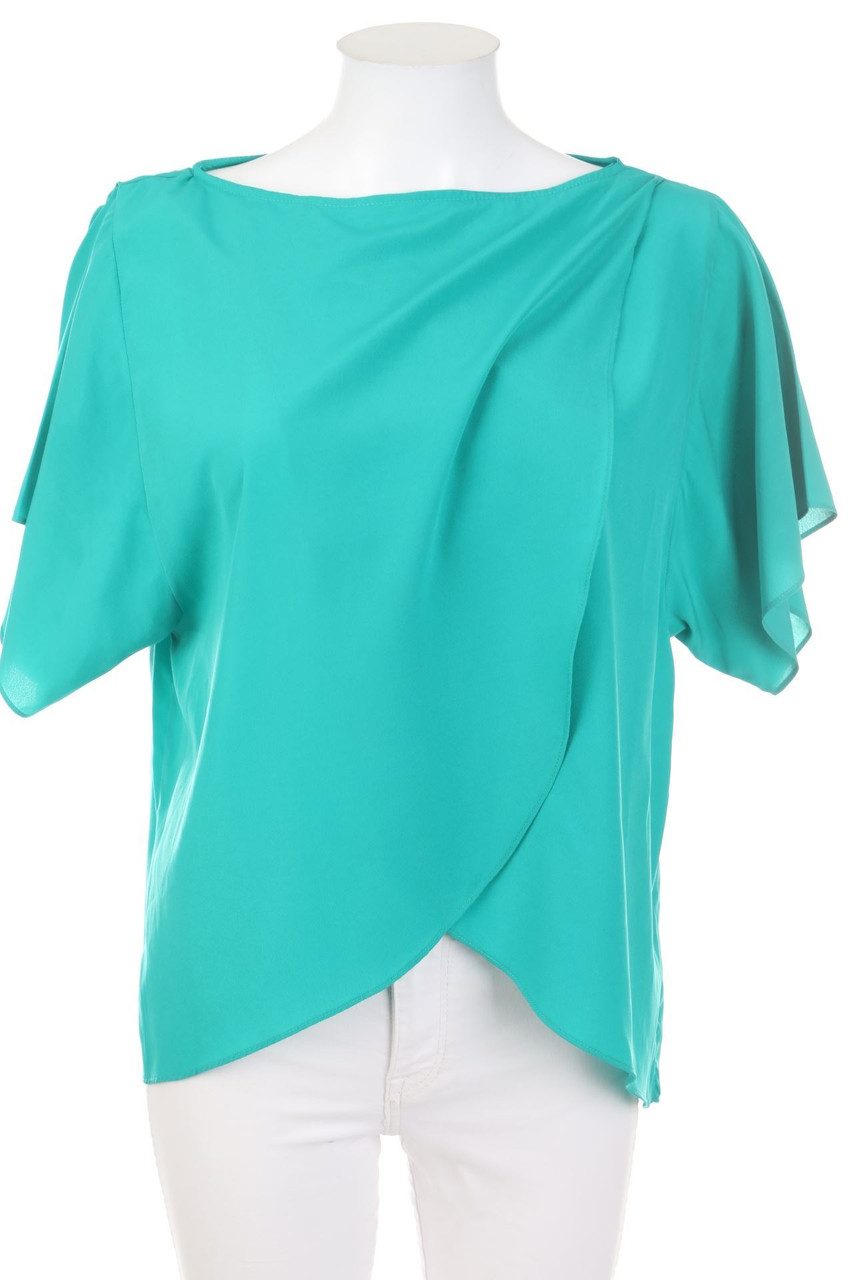 No Label - Blouse with Wrap-Effect - D 38-40