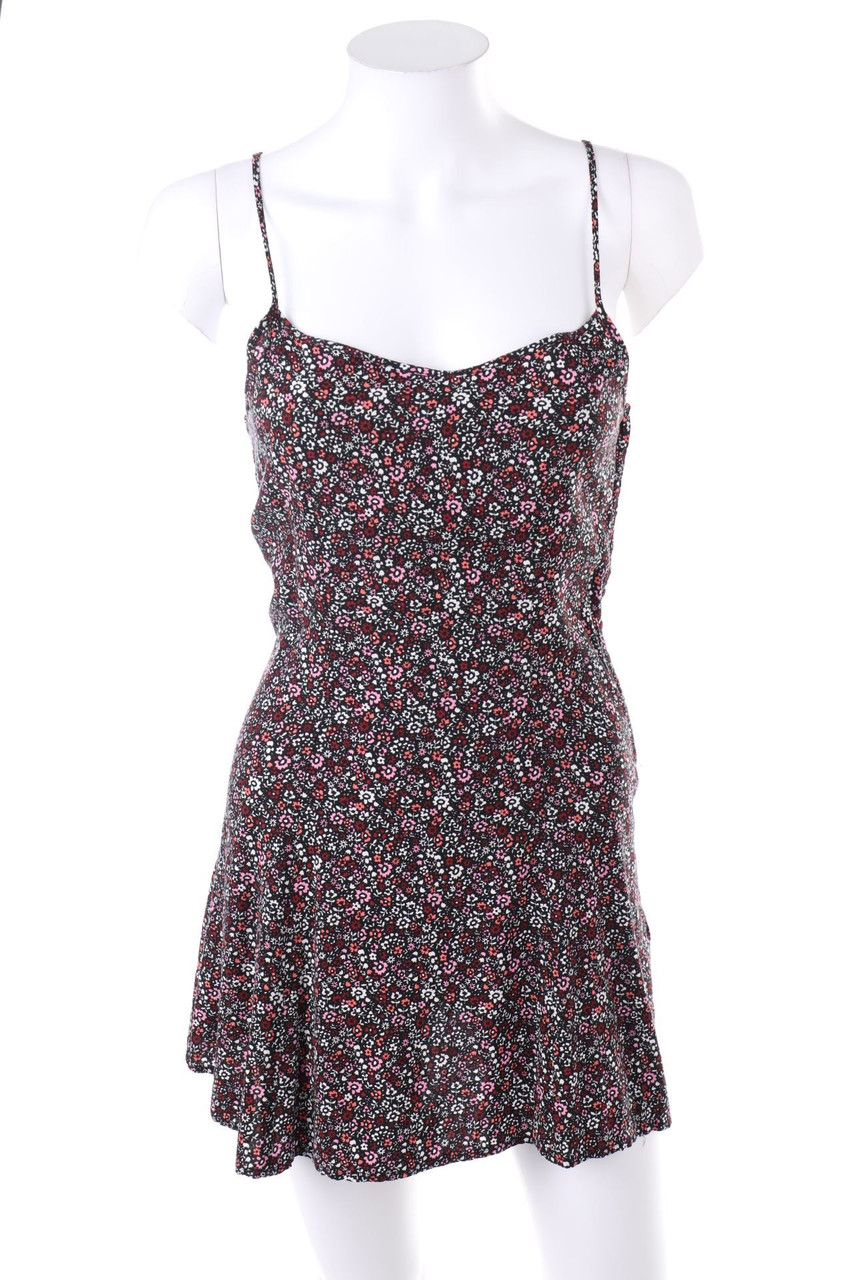 H&M DIVIDED - Mini-Kleid in A-Linie mit floralem Muster - D 36