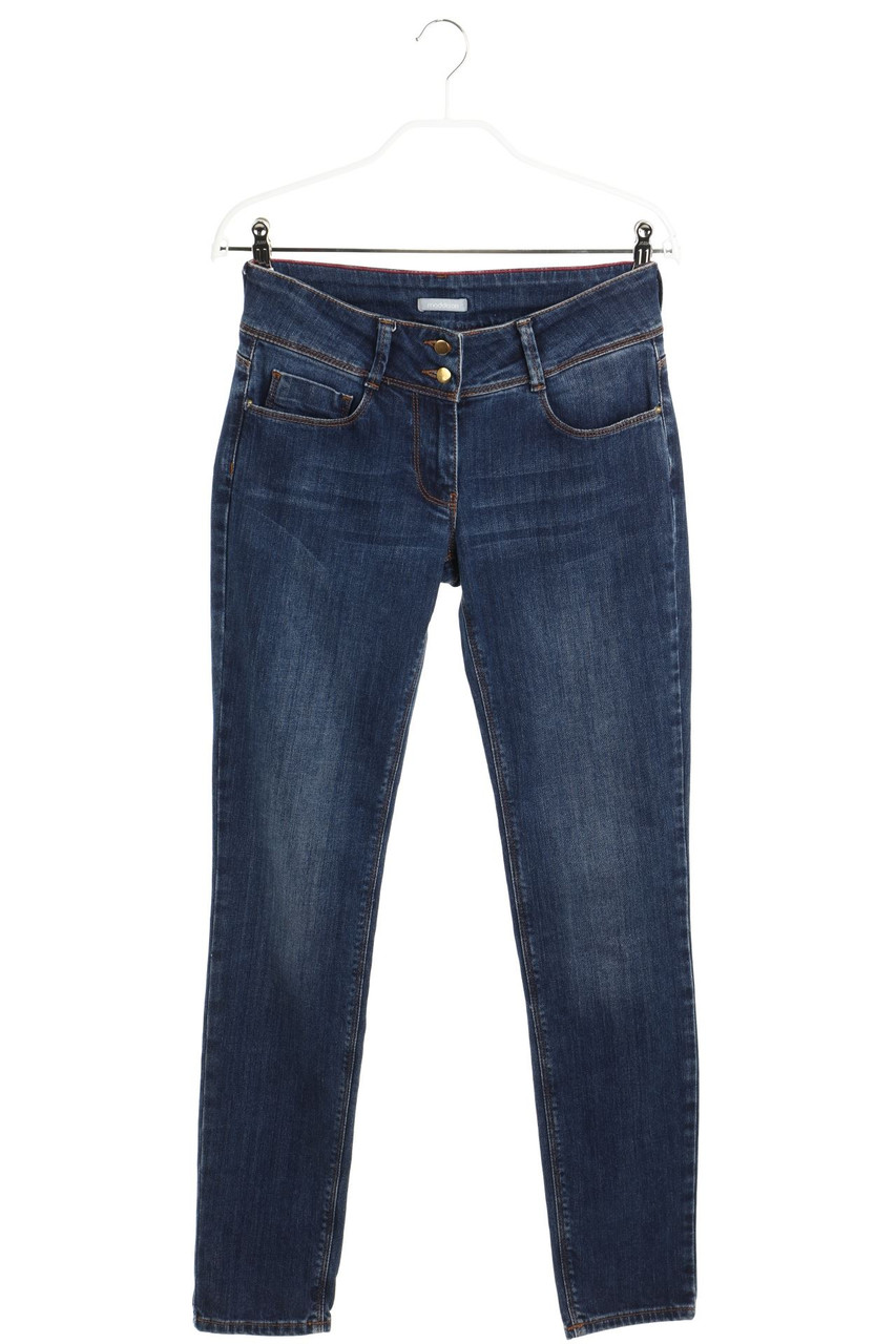 maddison - Used Look-Jeans, Cotton-blend with Patch Pockets - D 34