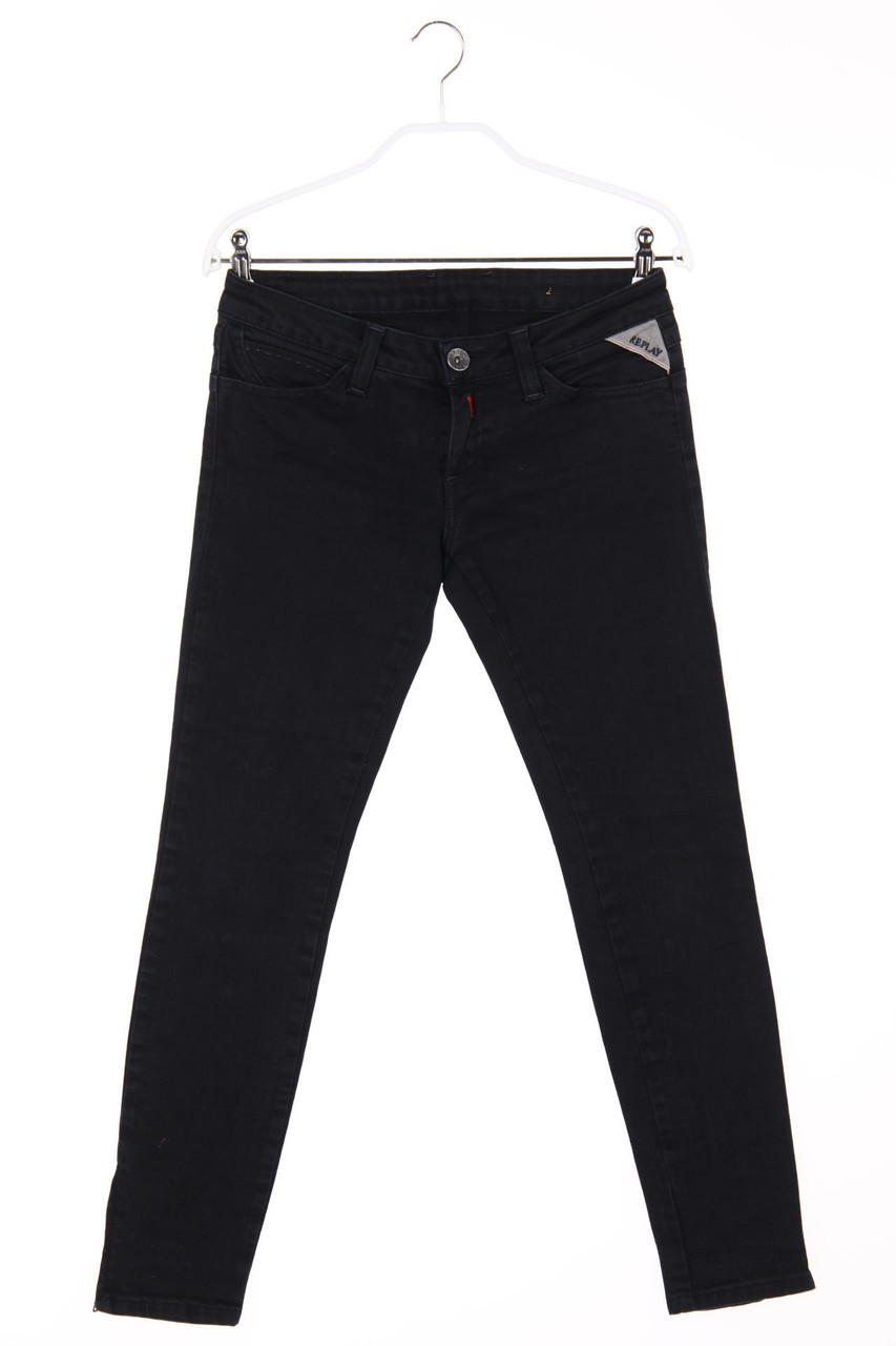 REPLAY - Skinny-Jeans mit Logo-Patch mit Zipper - W27